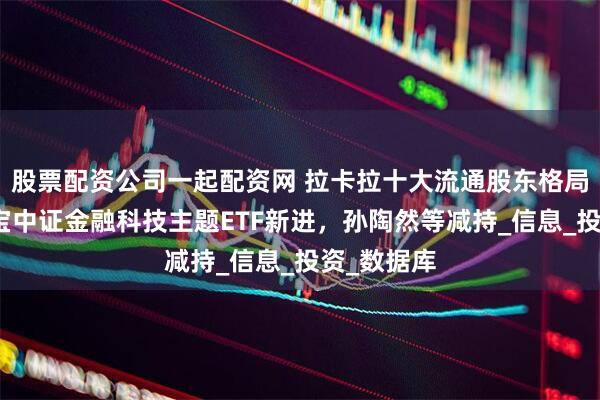 股票配资公司一起配资网 拉卡拉十大流通股东格局生变：华宝中证金融科技主题ETF新进，孙陶然等减持_信息_投资_数据库