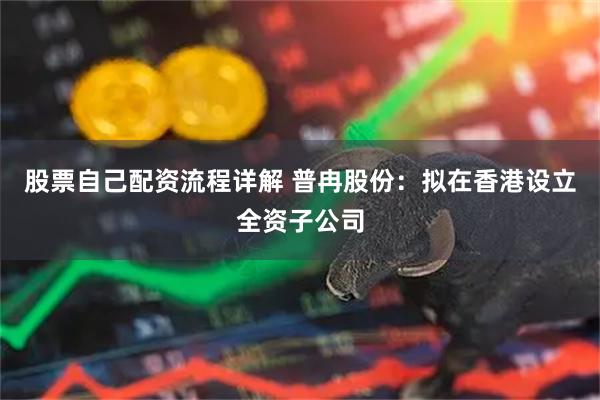股票自己配资流程详解 普冉股份：拟在香港设立全资子公司